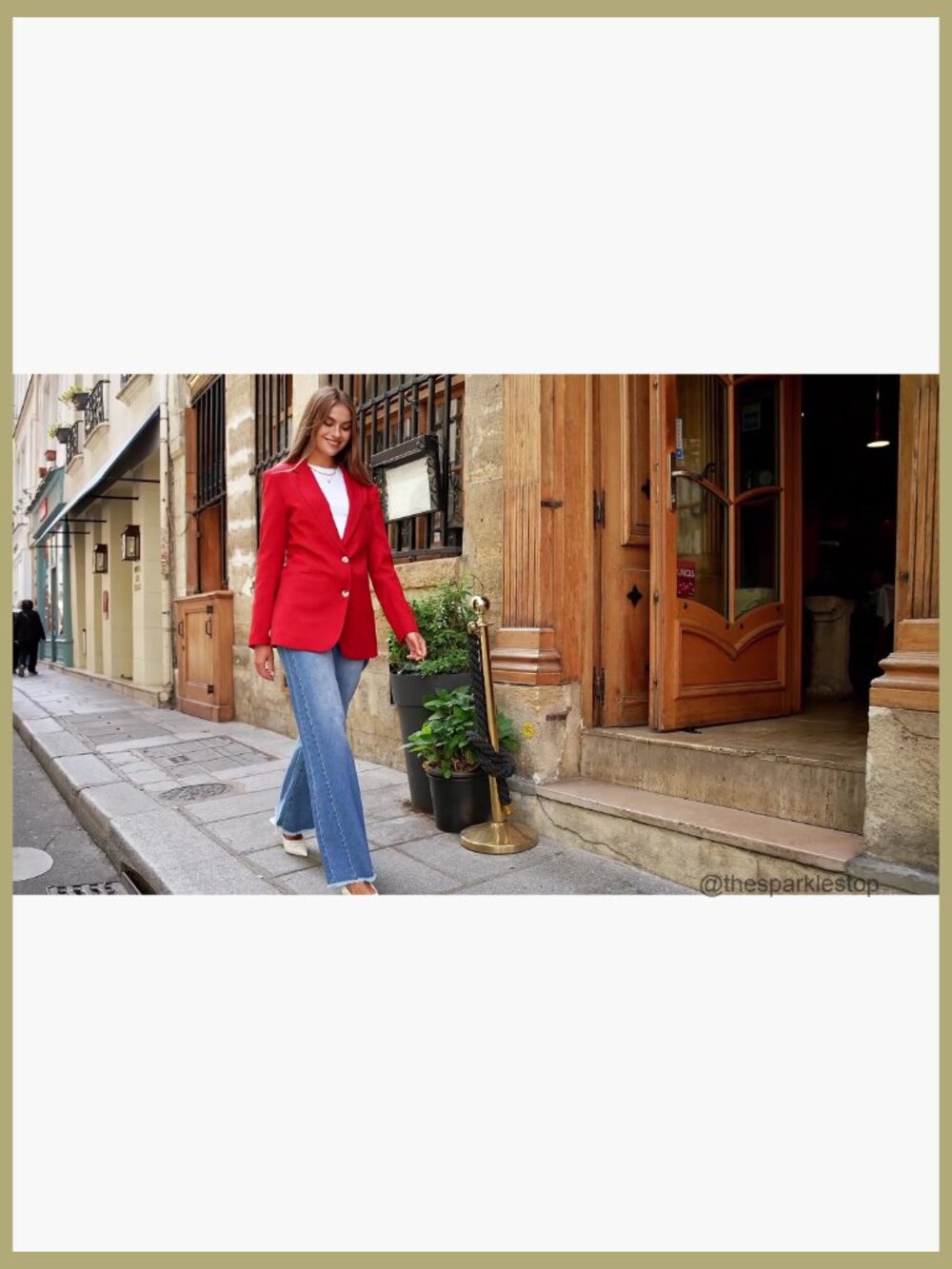 Business Casual Blazer with Notch Lapel and Pockets - Picture 6 of 7